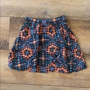 Printed mini skirt
